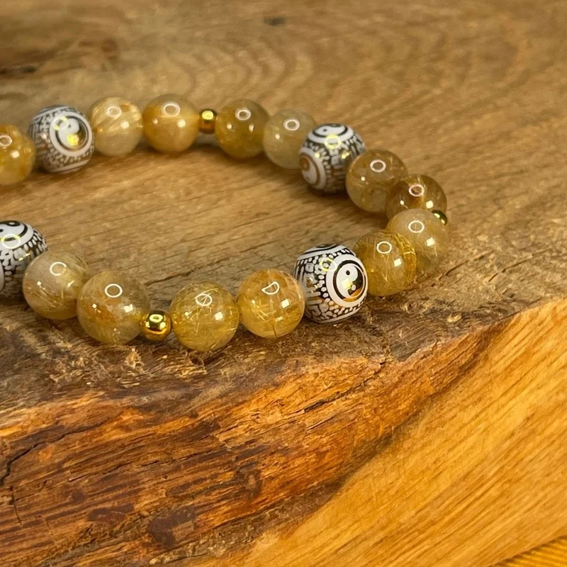 Yin-Yang-Perle 10 mm