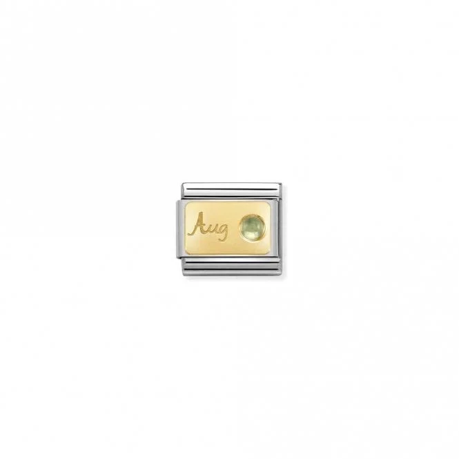 Classic Gold August Peridot Birthday & Birthstone Charms