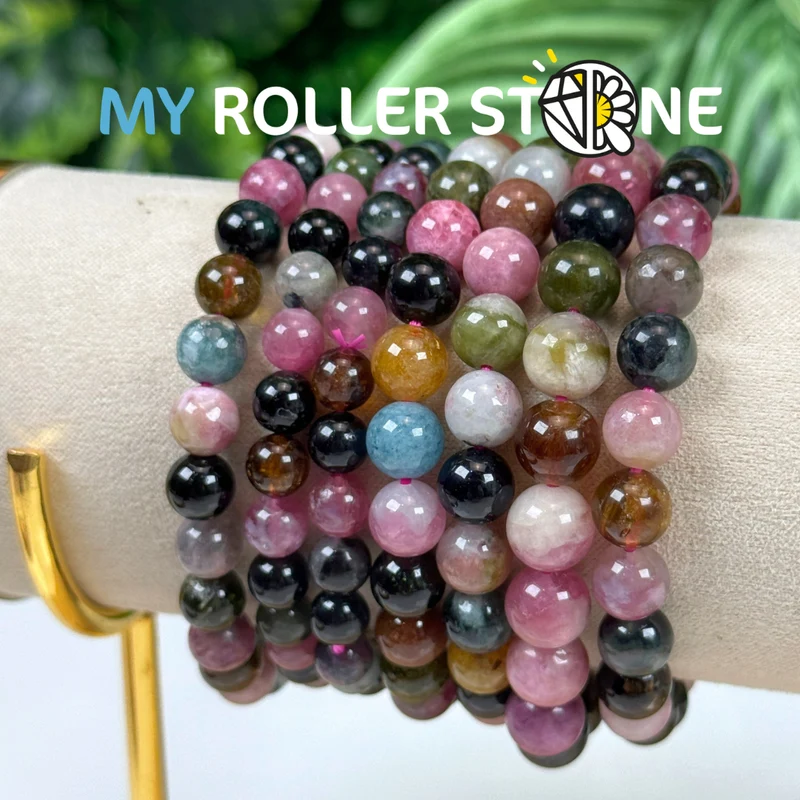 Mehrfarbiges Turmalin-Armband 3A