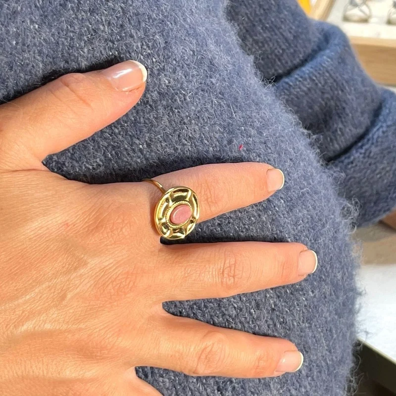 Rhodonit-Ring