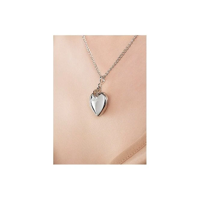 Cariad Silver Heart Locket