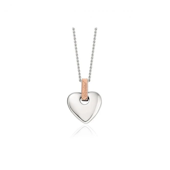 Cariad Silver Pendant Necklace