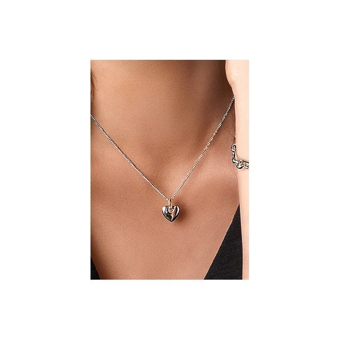 Cariad Silver Pendant Necklace
