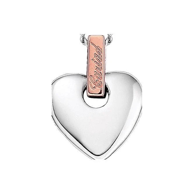 Cariad Silver Pendant Necklace