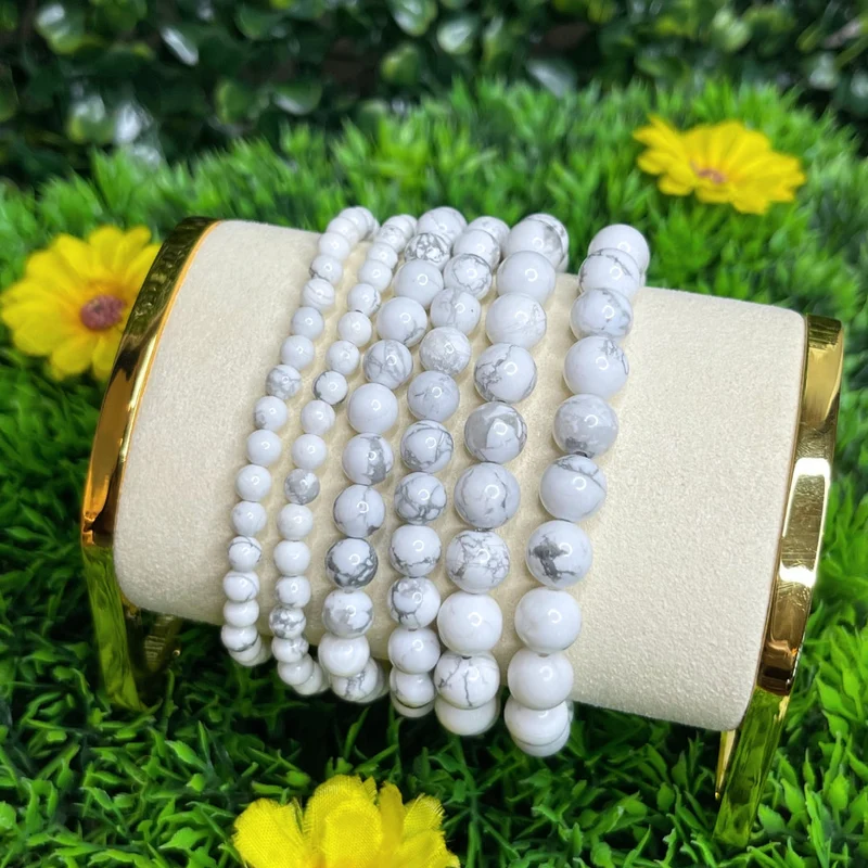 Individuelles Howlith-Armband