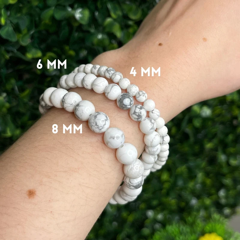 Individuelles Howlith-Armband