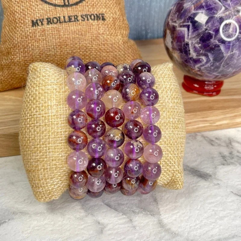 Geister-Amethyst-Armband 10 mm