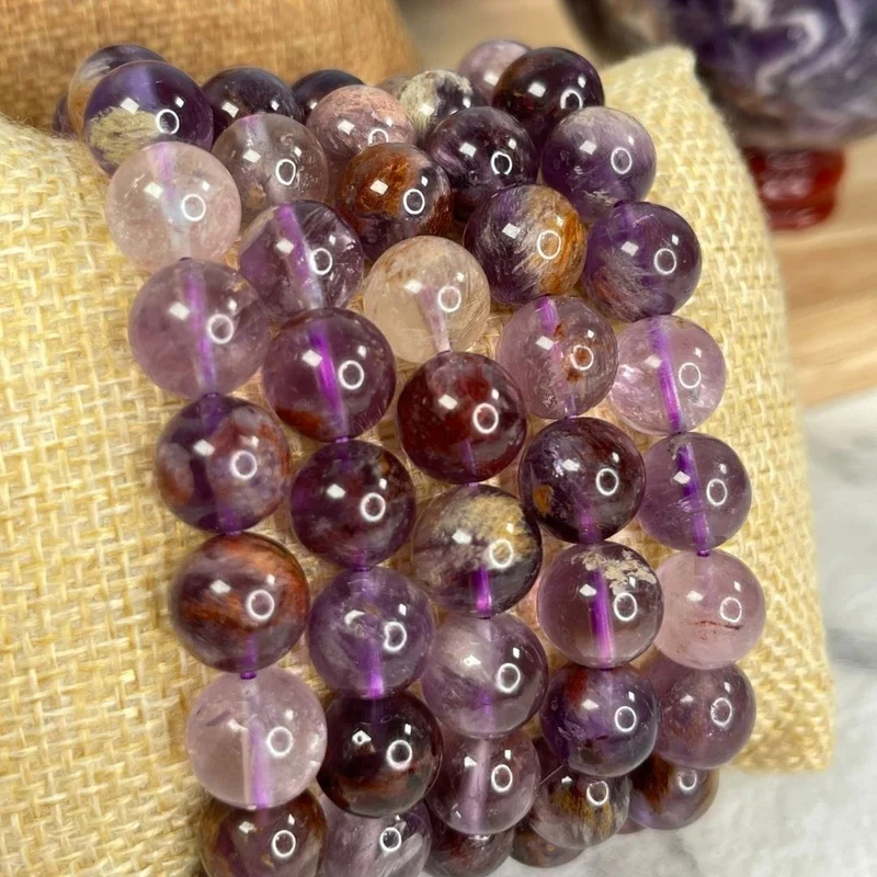 Geister-Amethyst-Armband 10 mm