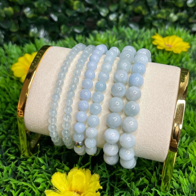 Individuelles Aquamarin-Armband