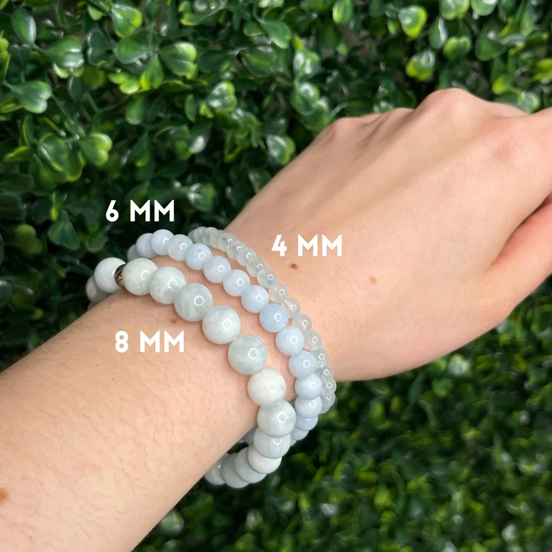 Individuelles Aquamarin-Armband
