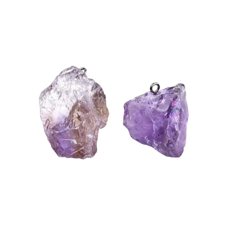 Roher Amethyst Anhänger