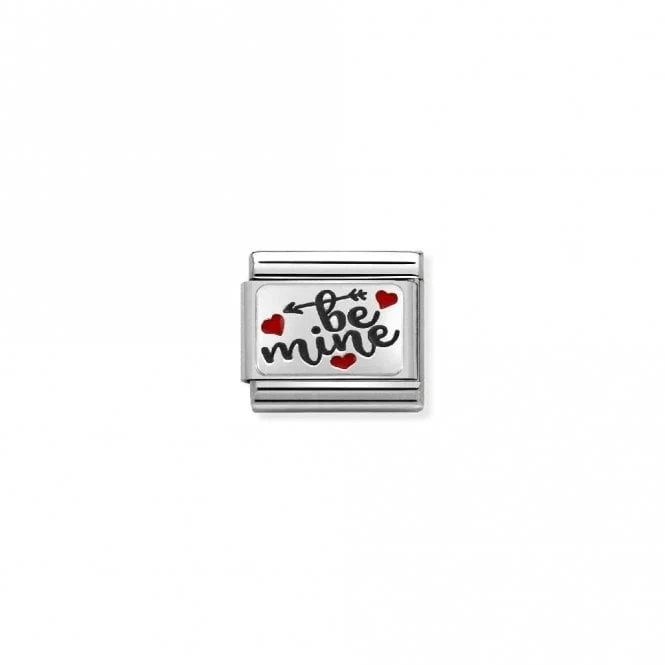 Classic Silver Be Mine with Hearts Love & Hearts Charms