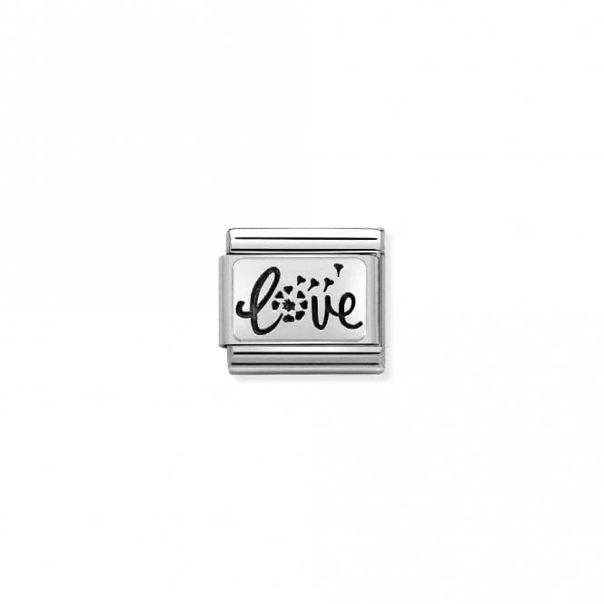 Classic Silver Love with Flower Love & Hearts Charms