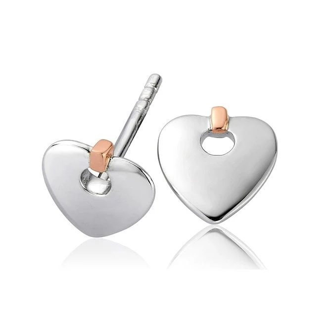 Cariad Silver Stud Earrings