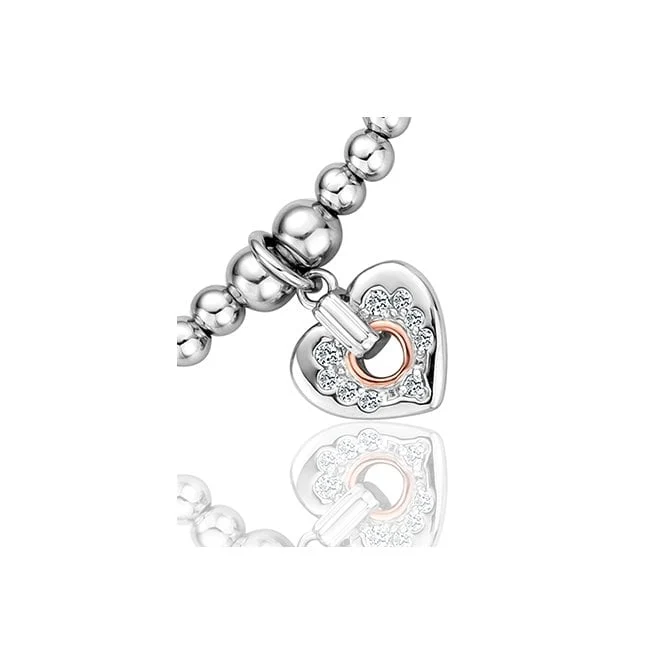 Cariad Silver Sparkle Affinity Bracelet with Topaz