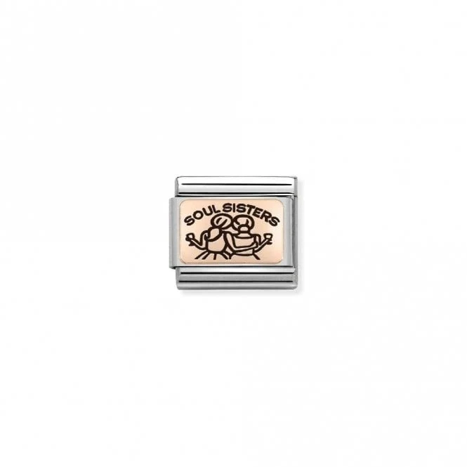 Classic Rose Gold Soul Sisters Friends & Family Charms