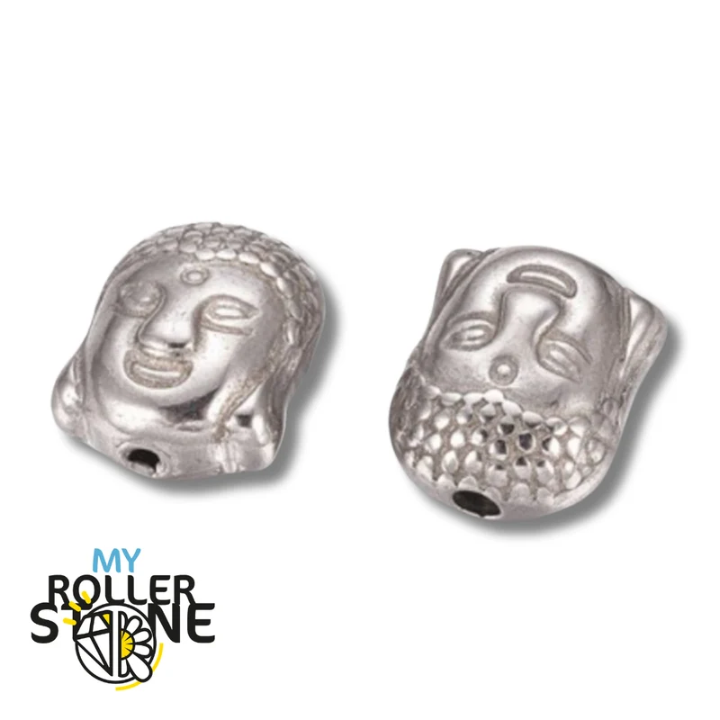 Buddha-Perle aus Edelstahl