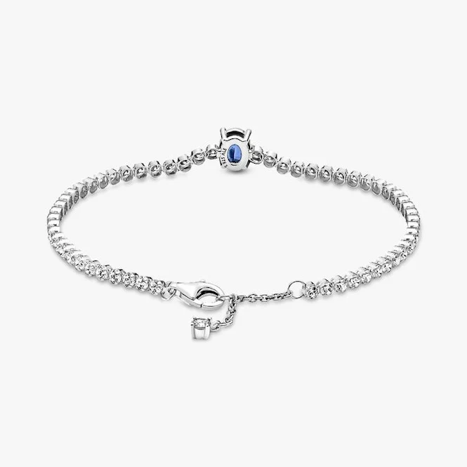 Sparkling Pave Tennis Bracelet, 18cm