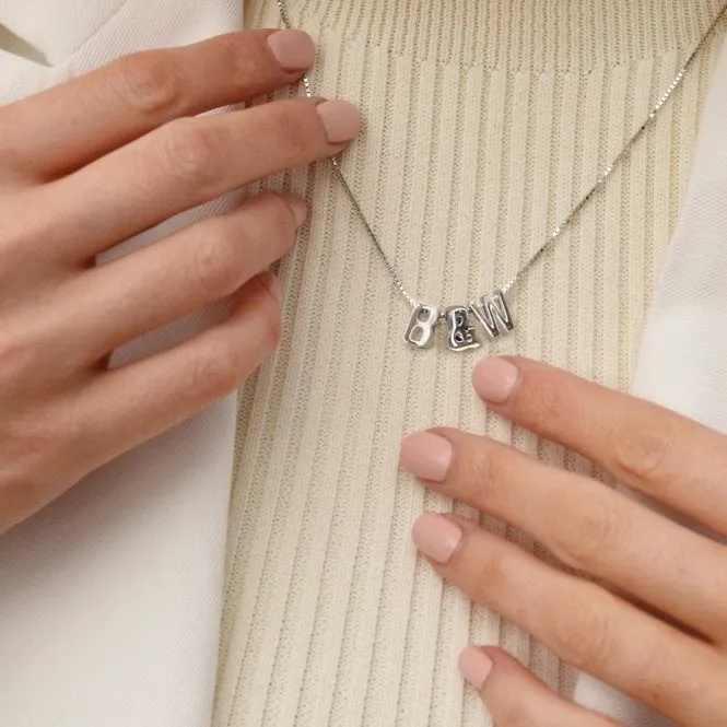 Silver Ampersand Icon Pendant