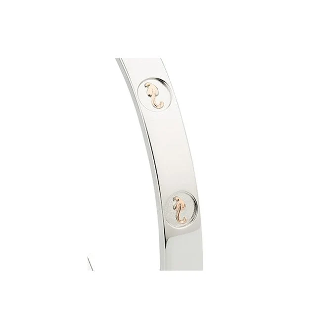 Insignia Silver Bangle