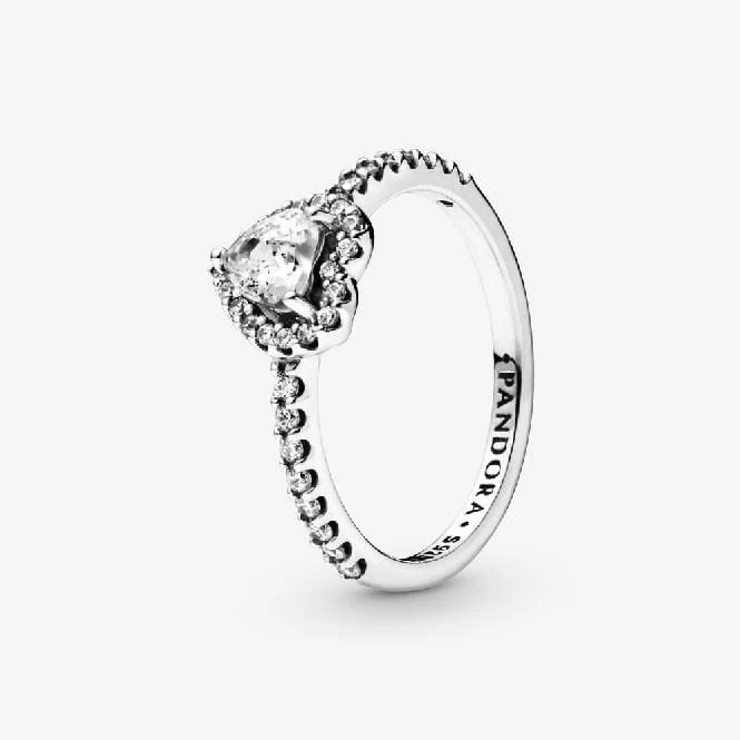 Elevated Heart Ring, Size 50