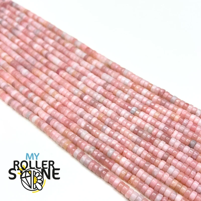 Rosa Opal-Heishi-Perle