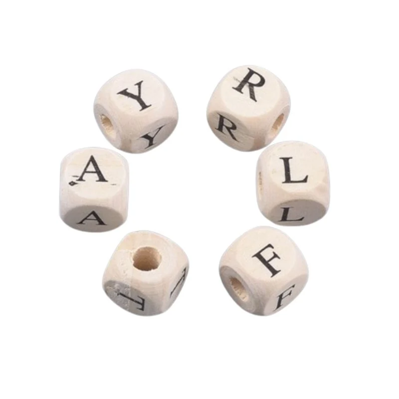 Alphabet-Holzperle