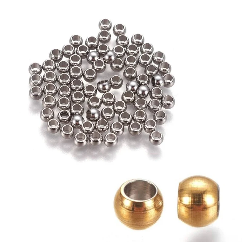 Edelstahlperle (3X2 MM)