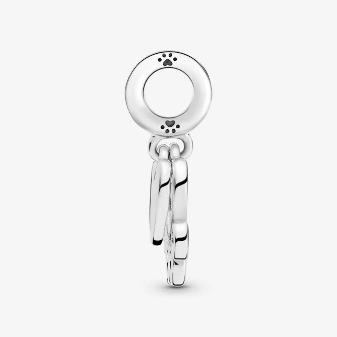 Hearts & Paw Print Dangle Charms