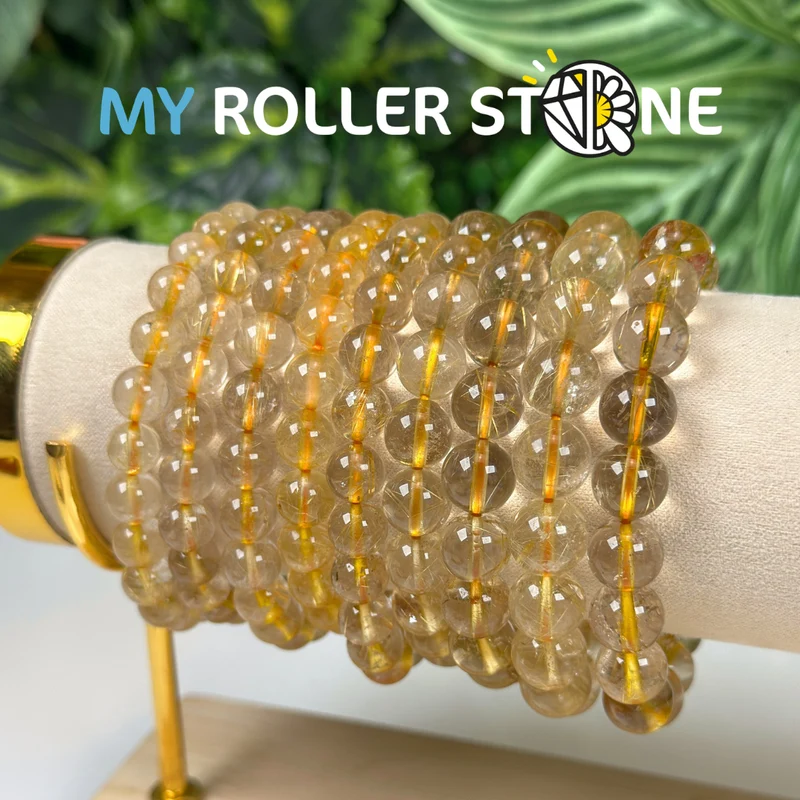 Goldenes Rutilquarz-Armband 3A