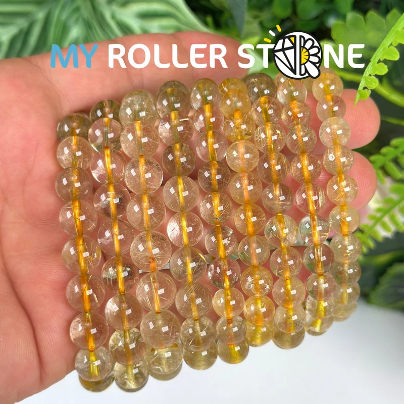 Goldenes Rutilquarz-Armband 3A