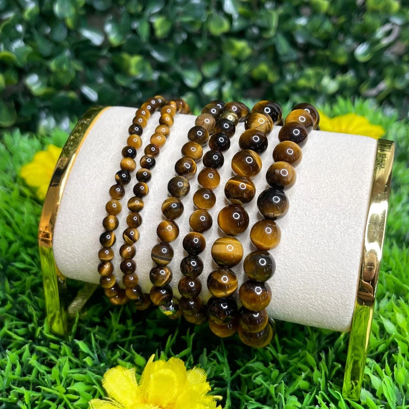 Maßgeschneidertes Tigerauge-Armband