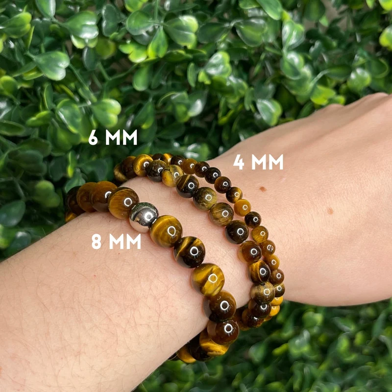 Maßgeschneidertes Tigerauge-Armband