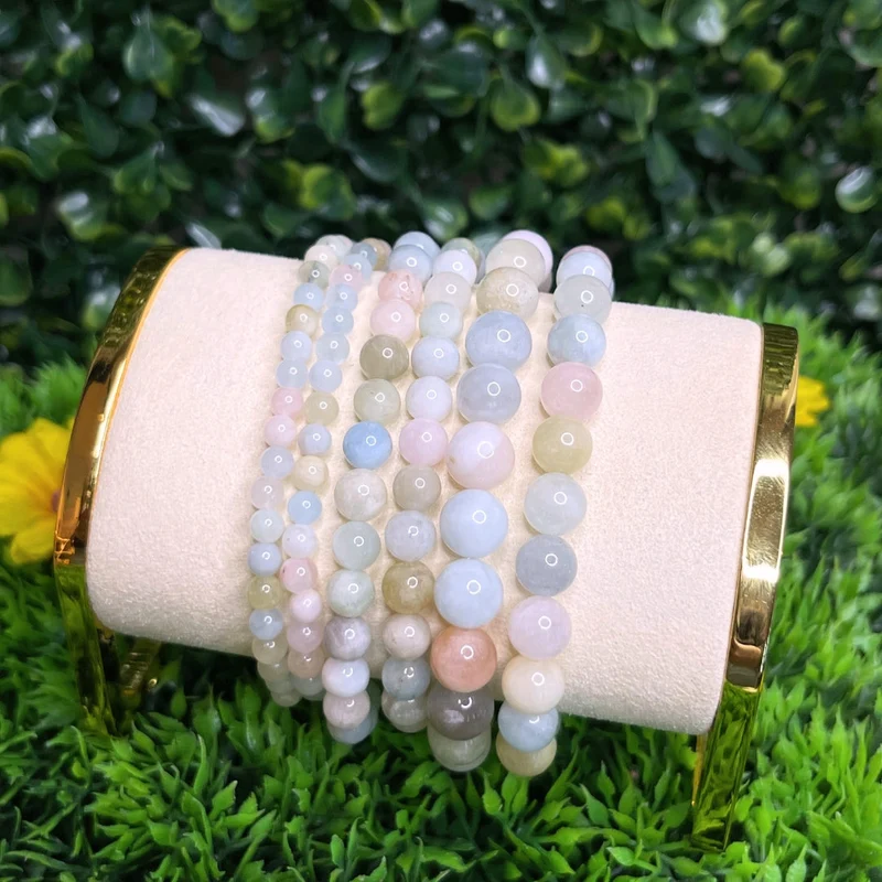 Benutzerdefiniertes Morganit-Armband