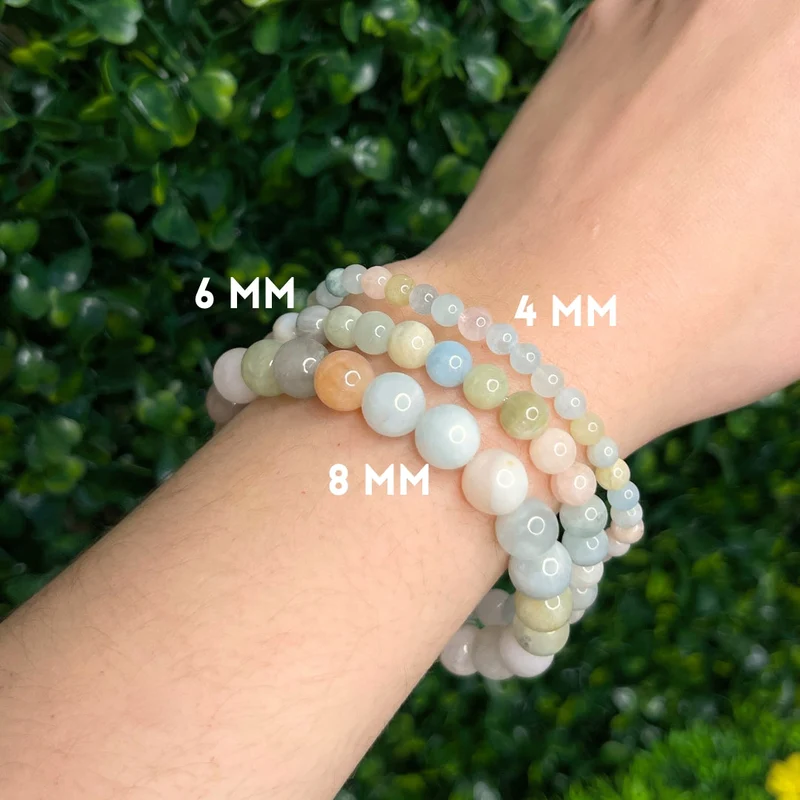 Benutzerdefiniertes Morganit-Armband