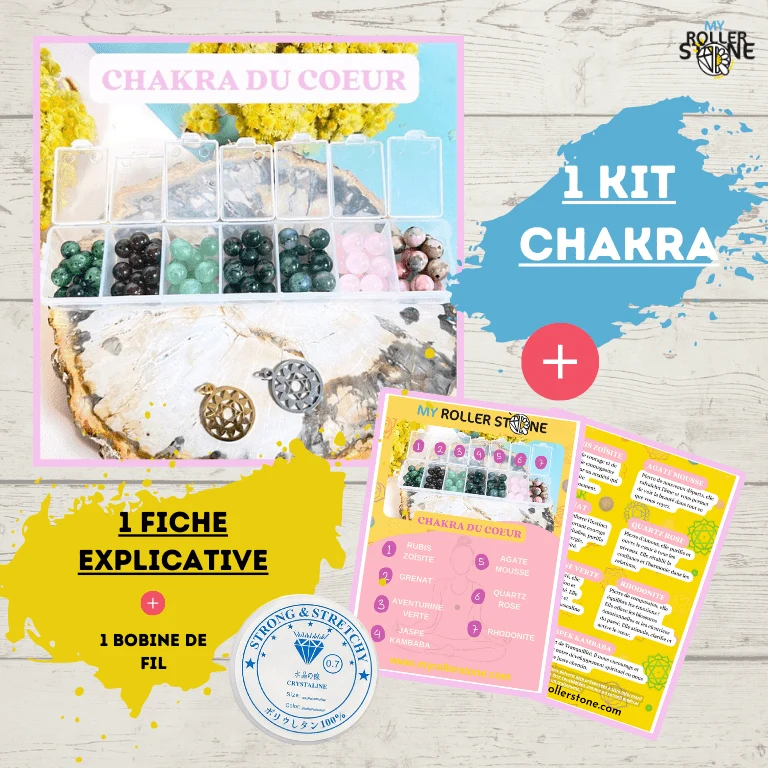 Herzchakra-Perlen-Set