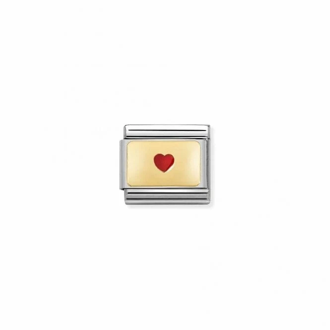 Classic Gold and Enamel Small Heart Love & Hearts Charms