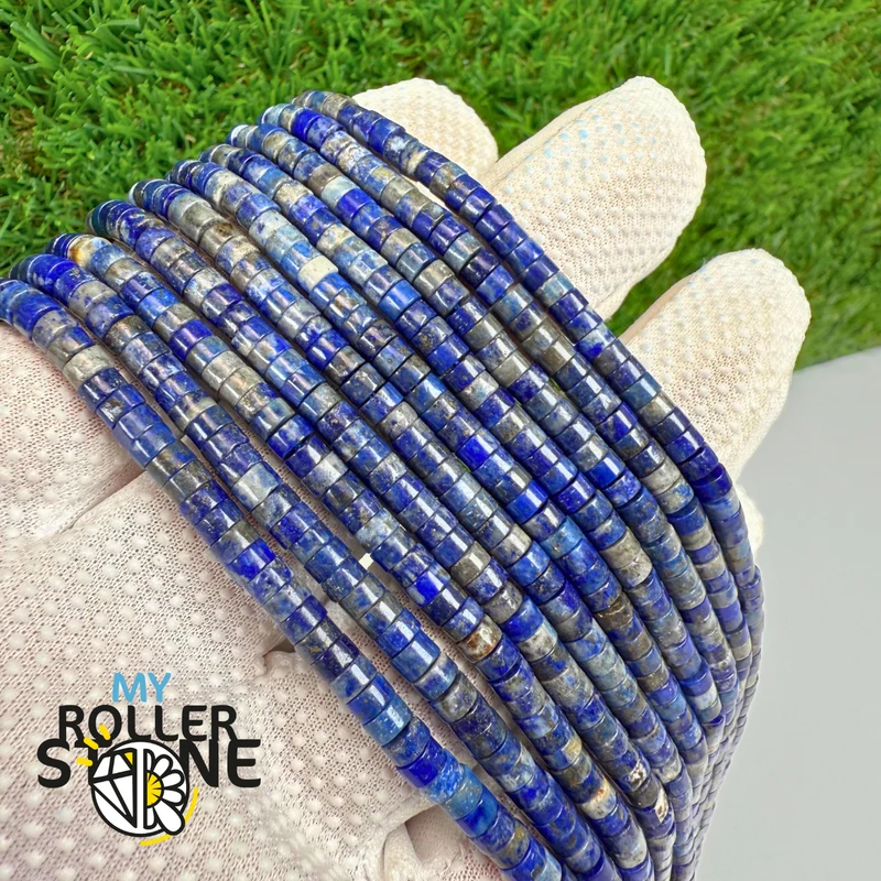 Lapislazuli-Heishi-Perle