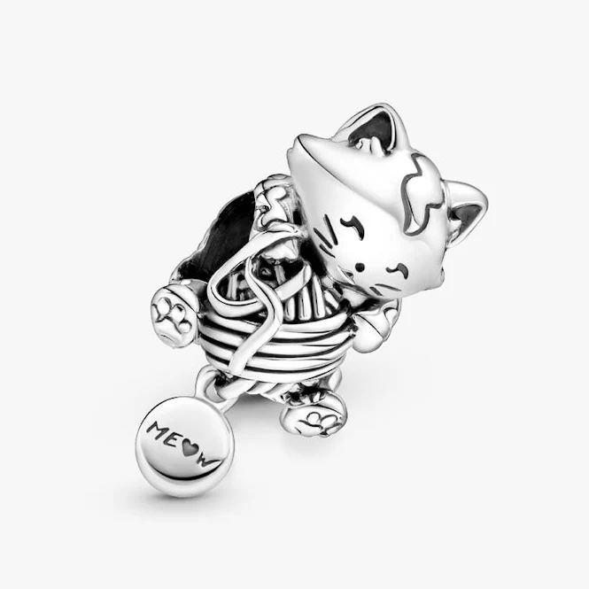 Kitten & Yarn Ball Charms