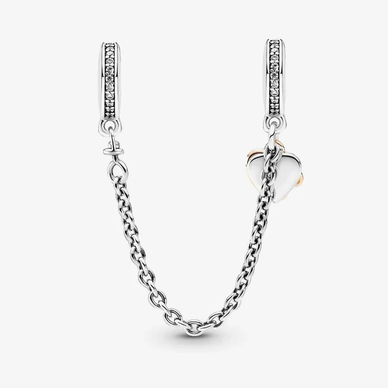 Family Heart Safety Chains, 5cm
