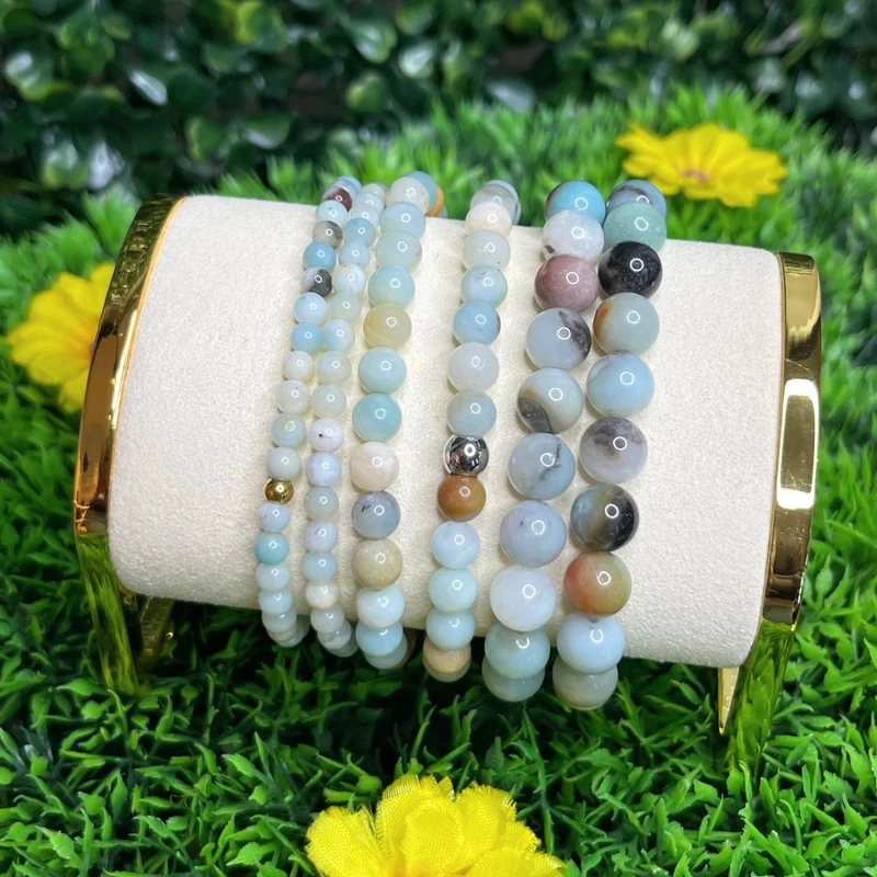 Kundenspezifisches Amazonit-Armband