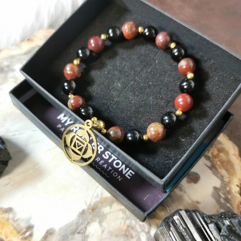 Wurzel-Chakra-Armband
