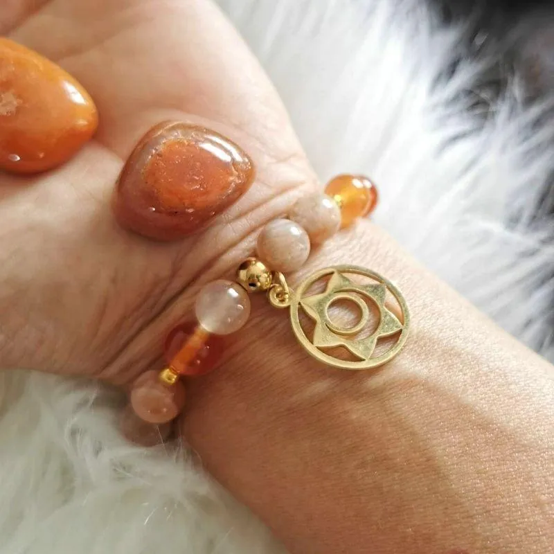 Sakralchakra-Armband