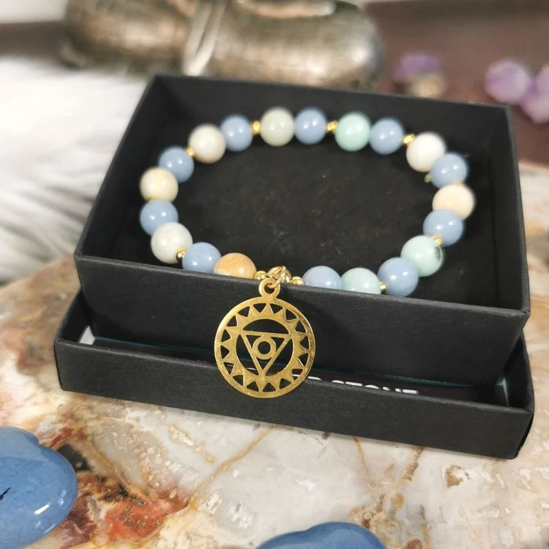 Hals-Chakra-Armband