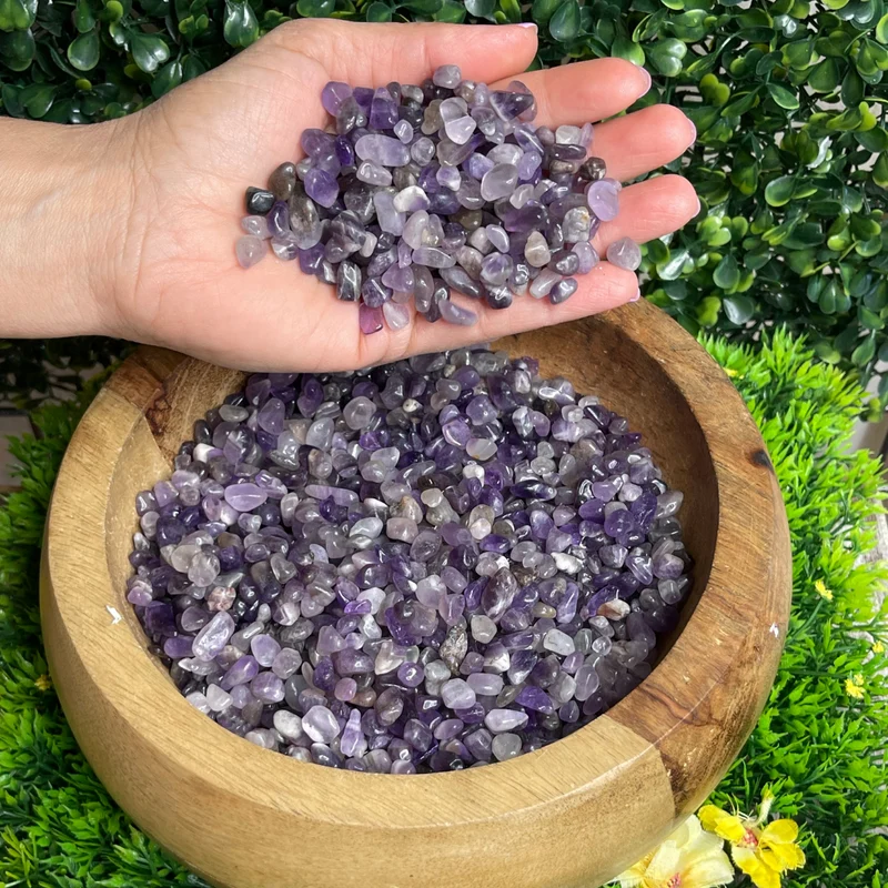 Ungebohrte Amethystsplitter