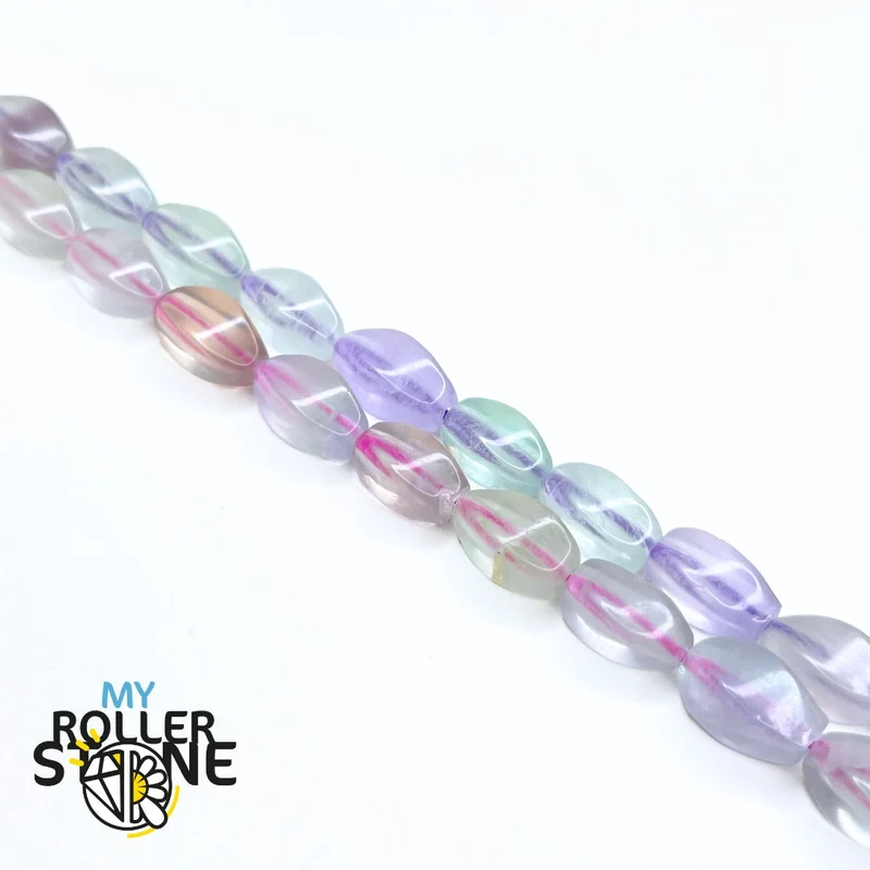 Regenbogen-Fluorit-gedrehte Säule
