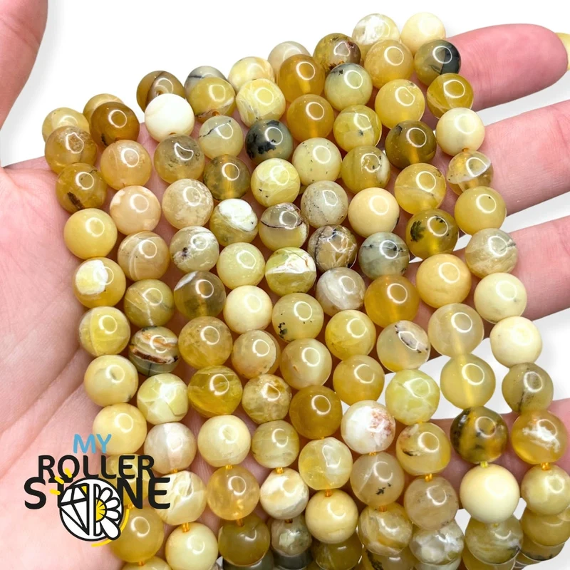 Gelbe Opalperle 3A