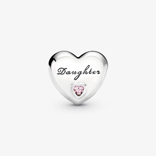 Daughter Heart Charms