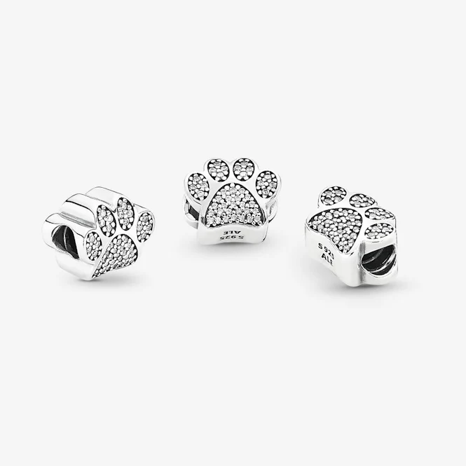 Pave Paw Charms