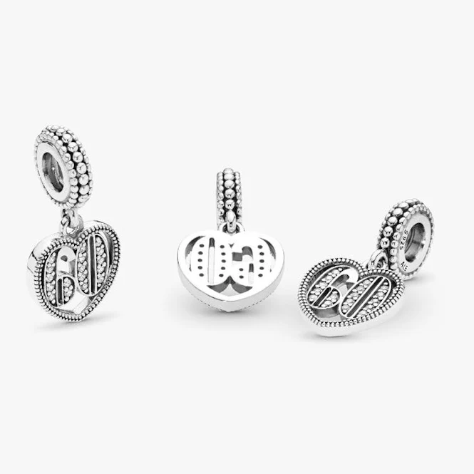 60 Years of Love Dangle Charms